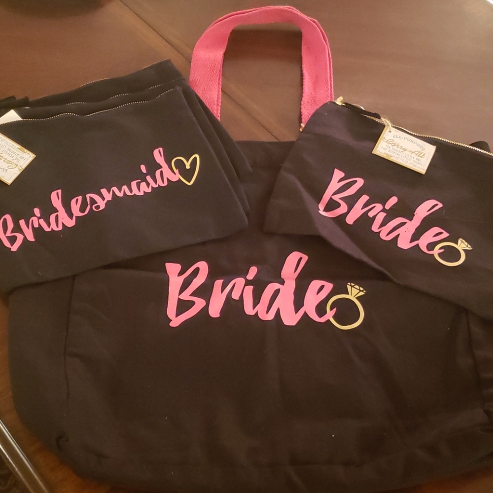 Bride/Bridesmaid Canvas Bags